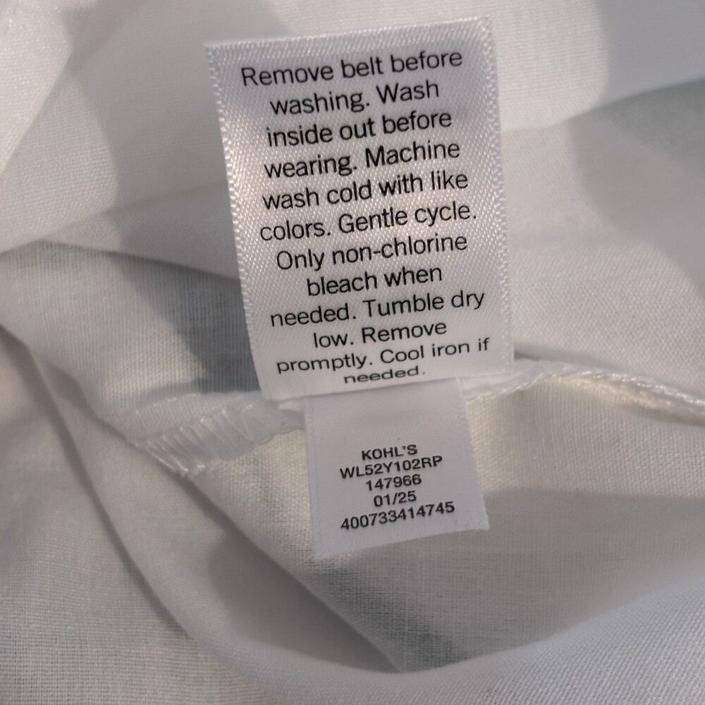 NWT Lauren Conrad Women's Midi Belted Floral Skirt Linen Blend Easter Cottage S - Picture 13 of 13